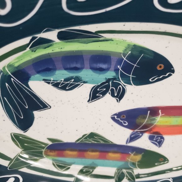 SALMON 2001 Julie Ueland for Harry & David Platter - Picture 11 of 15